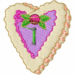 Hearts Embroidery Design 1